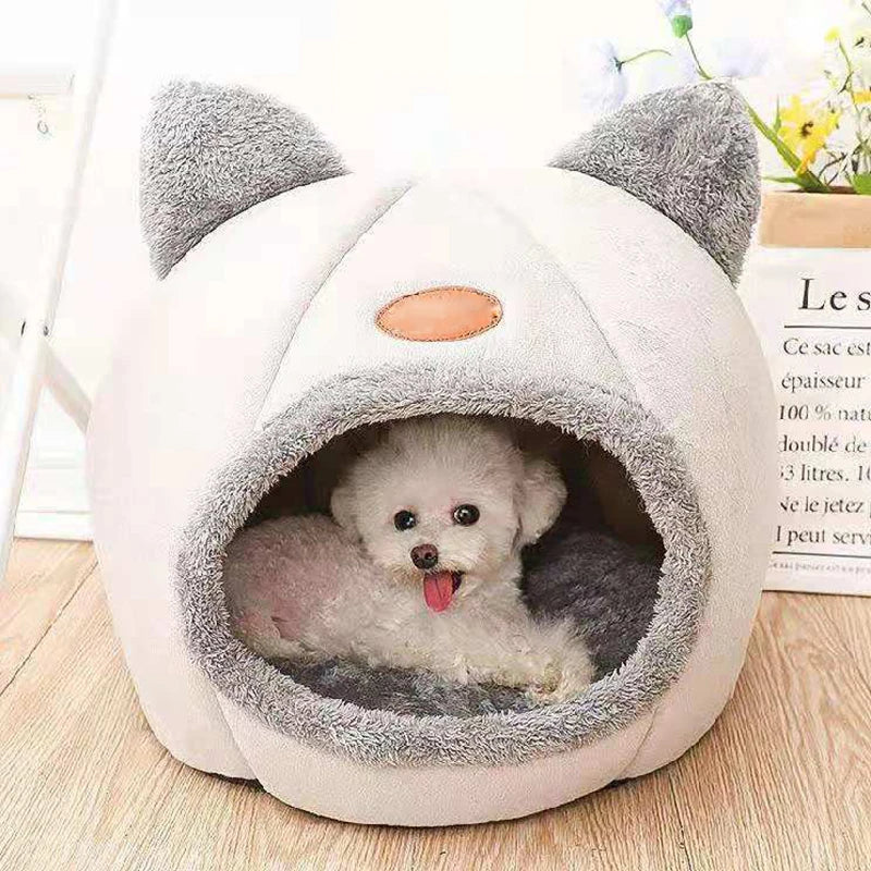 Warm Multi-Shaped Pet Nest – Portable & Easy-to-Clean Cat Bed - iHeimly