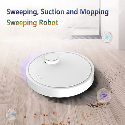 3-in-1 Ultra-Thin Robot Vacuum – Wet & Dry Smart Cleaner