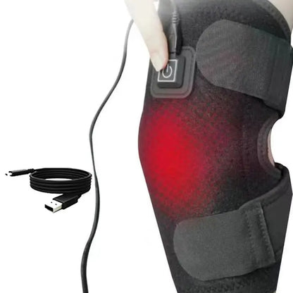 USB Heated Knee Pad – Portable Heating Brace for Arthritis & Joint Relief