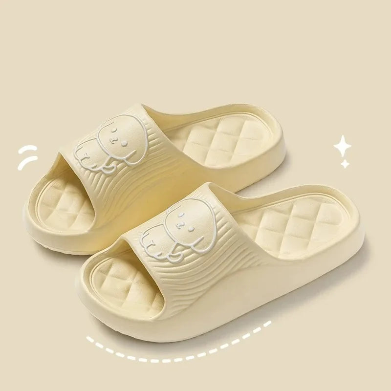 Cute Couple Slippers – Non-slip Indoor EVA Sandals