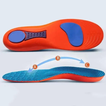 Sport Orthopedic Insoles – Breathable, Shock-Absorbing, EVA Design