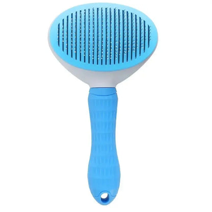 Self-Cleaning Pet Brush – Stainless Steel Grooming Tool for Dogs & Cats