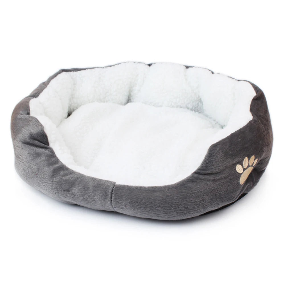 Pet Bed – Soft PP Cotton Dog Cave Sofa for Puppies and Cats