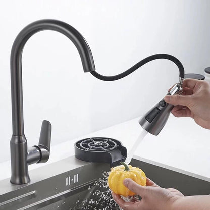 Kitchen Sink Faucet – Pull Down Sprayer with Single Handle