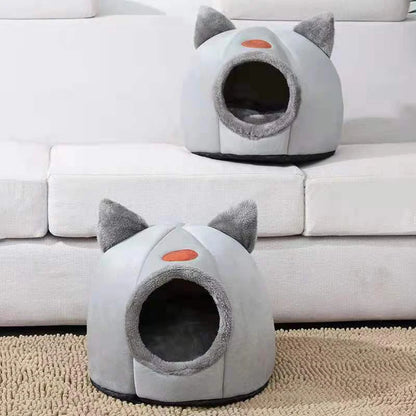 Warm Multi-Shaped Pet Nest – Portable & Easy-to-Clean Cat Bed - iHeimly