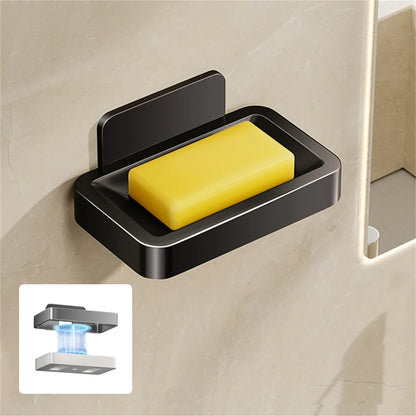 Wall Mounted Soap Dish – Space Aluminum Soap Holder with Drain