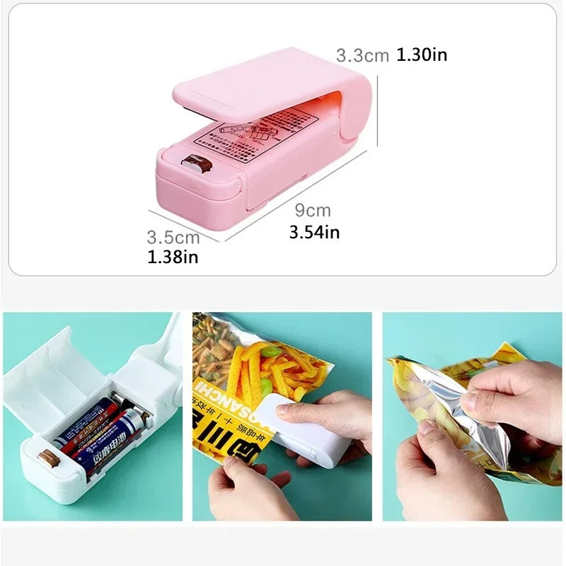 Mini Heat Bag Sealing Machine – Portable Food Sealer for Plastic Bags