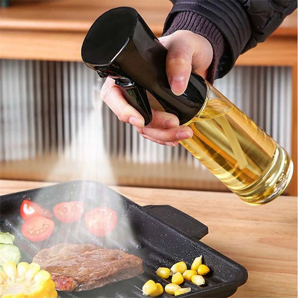 Olive Oil Spray Bottle – 300ml Kitchen Dispenser for Cooking, BBQ & More