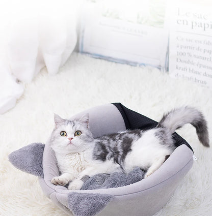 Warm Multi-Shaped Pet Nest – Portable & Easy-to-Clean Cat Bed - iHeimly