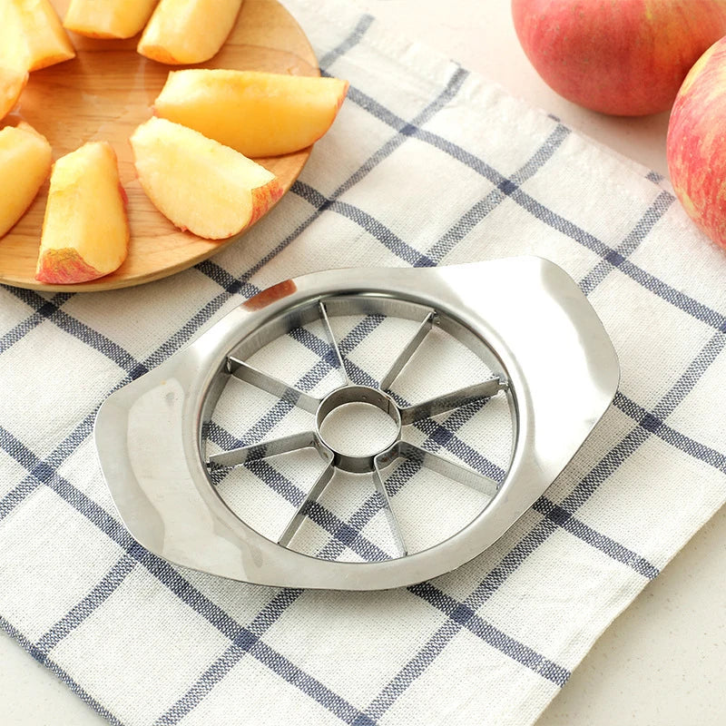 Stainless Steel Apple Slicer – Fruit Corer & Seed Separator