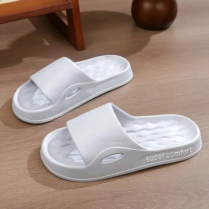 Thick Platform EVA Slides – Non-Slip Beach Slippers