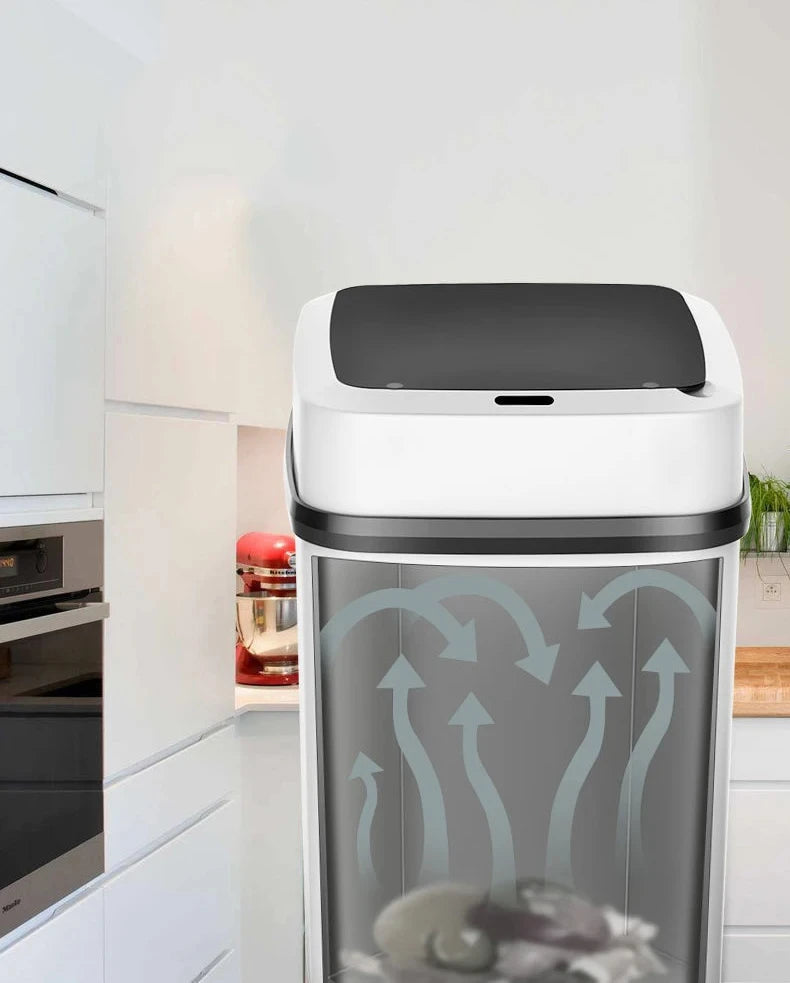 Induction Trash Can – 13L Touchpad Smart Garbage Bin