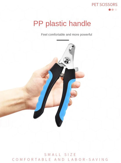 Professional Pet Cat Dog Nail Clipper – Stainless Steel Grooming Scissors for Claws