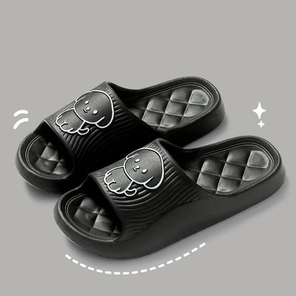 Cute Couple Slippers – Non-slip Indoor EVA Sandals