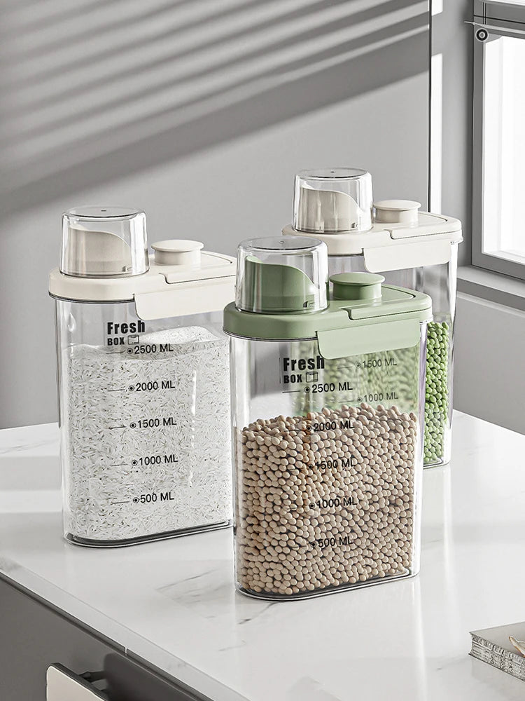 Large Capacity Household Kitchen Grain Storage Tank – Sealed, Insect-Proof Storage - iHeimly