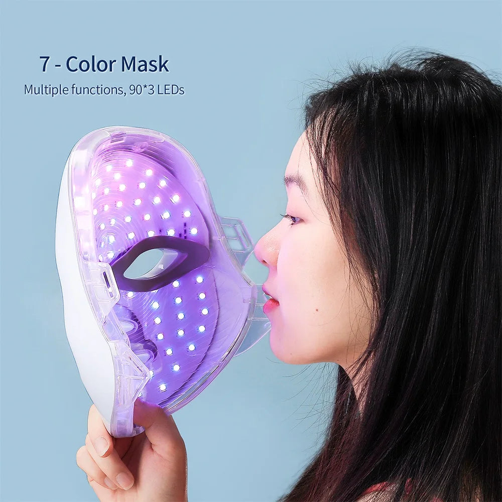 LED Facial Mask – 7-Color Skin Rejuvenation & Anti-Aging Treatment