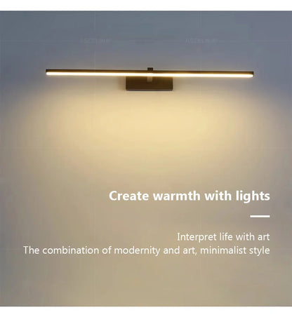 Modern LED Wall Lamp – Long Strip Light for Bedroom & Bathroom