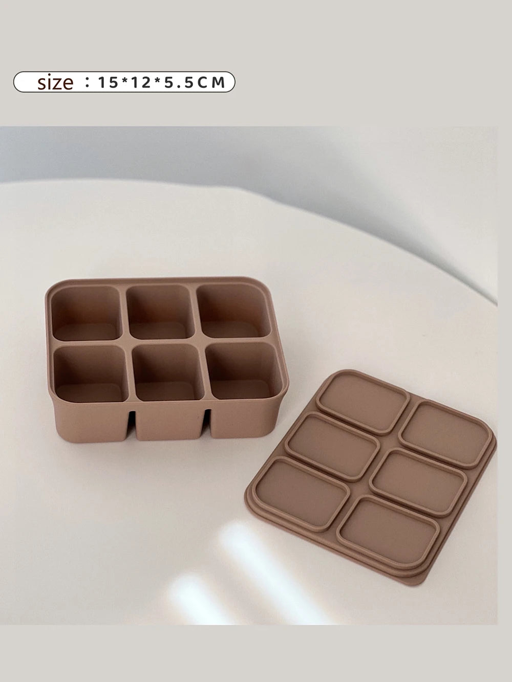 12-Grid Silicone Ice Cube Mold – Easy Release & Square Tray