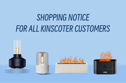 KINSCOTER Campfire Aroma Diffuser – Ultrasonic Humidifier with Flame Effect