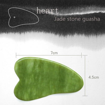 Natural Jade Gua Sha Board – Anti-Aging Face & Neck Massager