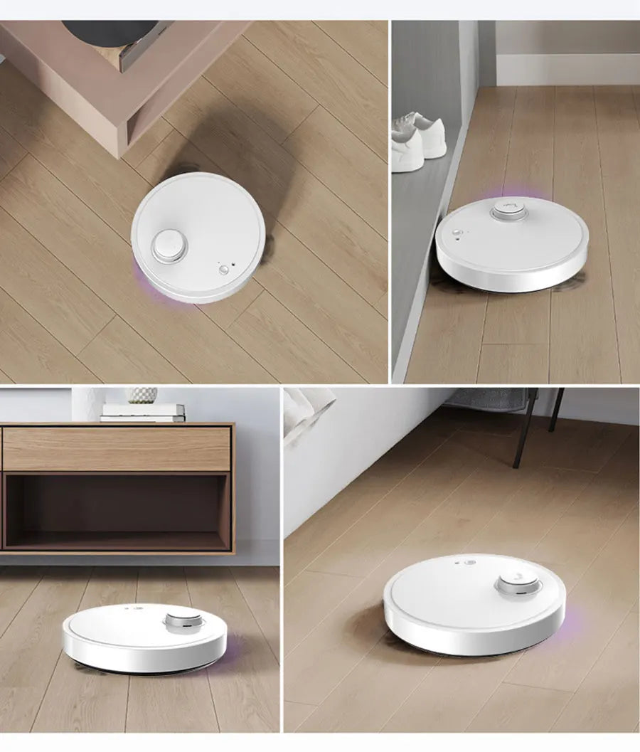 3-in-1 Ultra-Thin Robot Vacuum – Wet & Dry Smart Cleaner