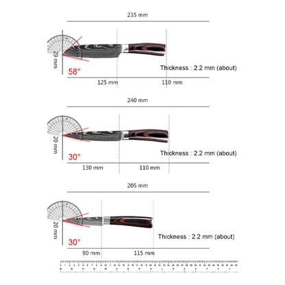 High Stainless Steel Chef Knife – Slicing, Boning, and Cleaver Knife - iHeimly