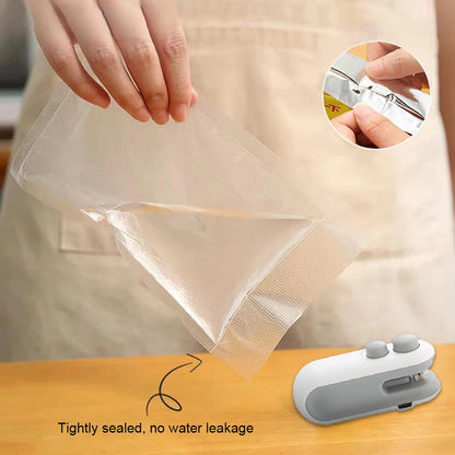 Mini Heat Bag Sealing Machine – Rechargeable Food Sealer for Plastic Bags - iHeimly