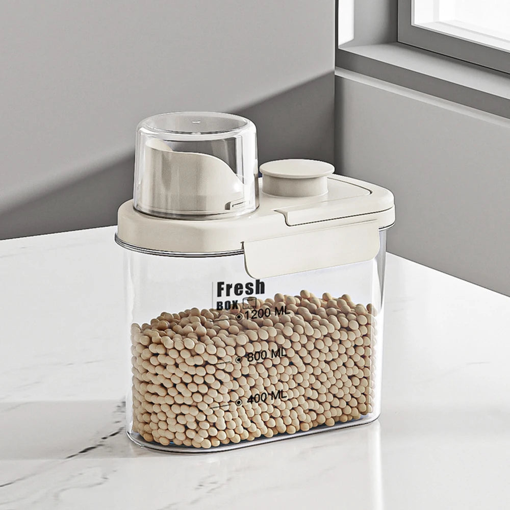 Large Capacity Household Kitchen Grain Storage Tank – Sealed, Insect-Proof Storage - iHeimly