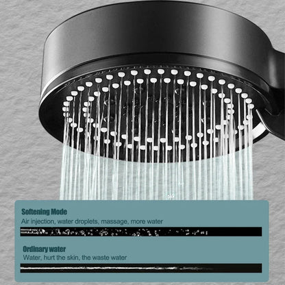 5-Mode Adjustable Rain Shower Head – High Pressure & Water Saving