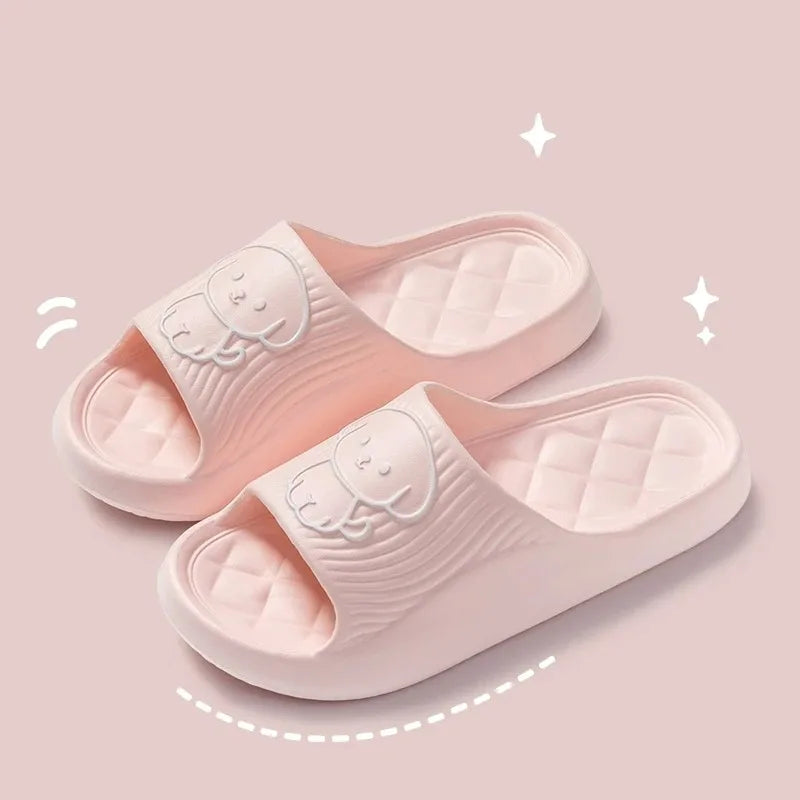 Cute Couple Slippers – Non-slip Indoor EVA Sandals