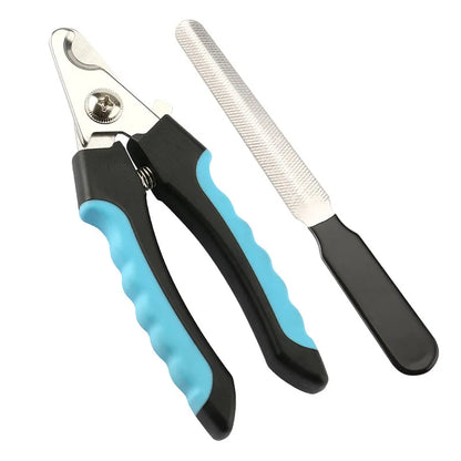 Professional Pet Cat Dog Nail Clipper – Stainless Steel Grooming Scissors for Claws