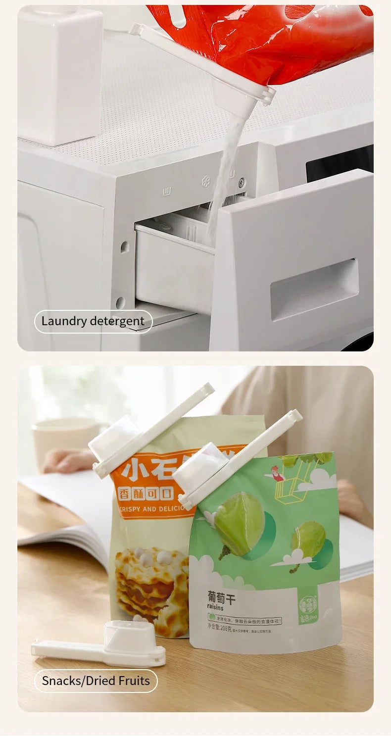 2PCS Food Bag Clips – Sealer for Snacks, Chips & Milk Powder - iHeimly