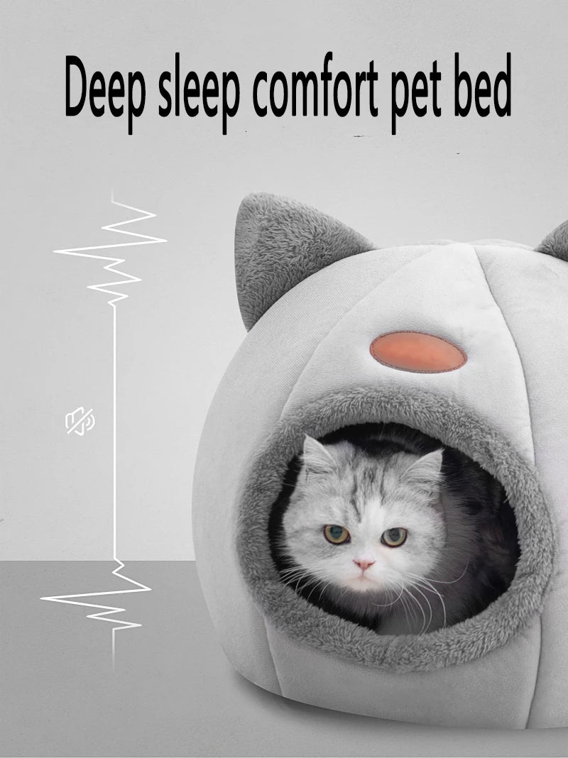 Warm Multi-Shaped Pet Nest – Portable & Easy-to-Clean Cat Bed - iHeimly