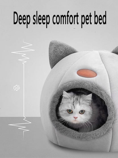 Warm Multi-Shaped Pet Nest – Portable & Easy-to-Clean Cat Bed - iHeimly