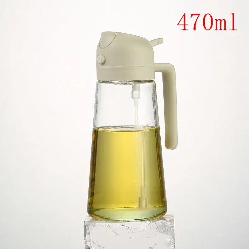 Olive Oil Spray Bottle – 300ml Kitchen Dispenser for Cooking, BBQ & More